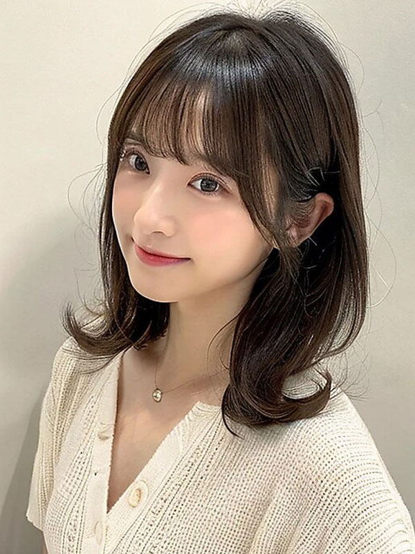耳掛けもかわいい韓国風外ハネボブ♪