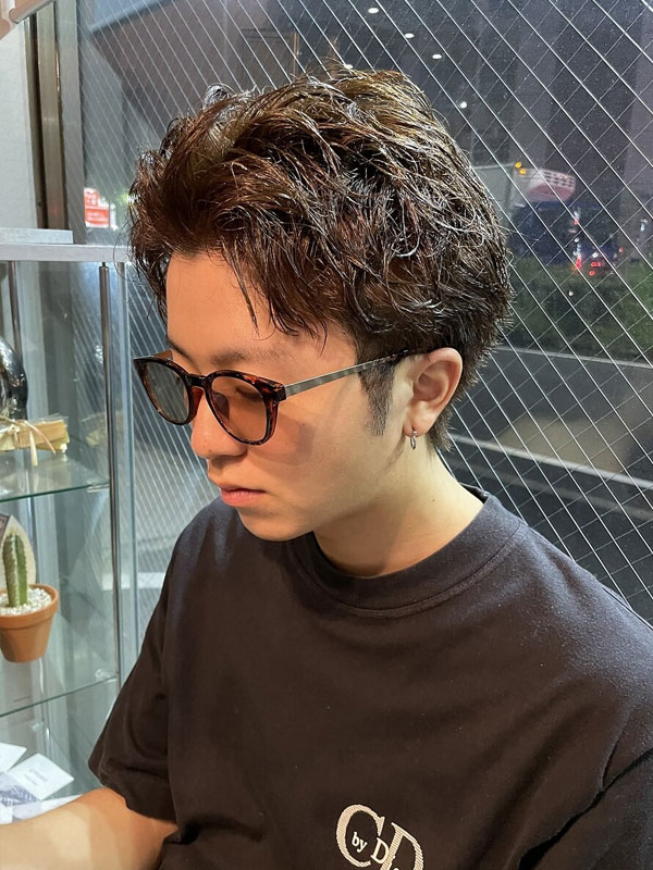 メンズスパイキーショート